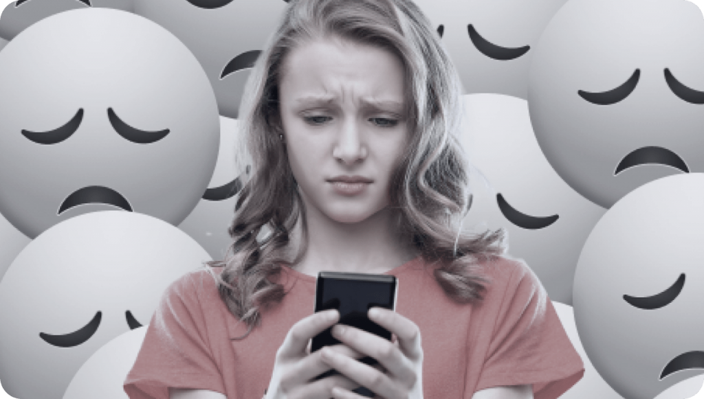 do cell phones cause teenage depression