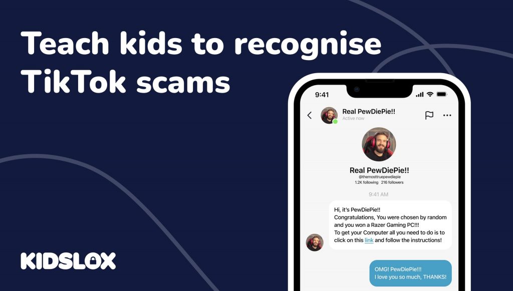 Teach kids to recognise TikTok scams